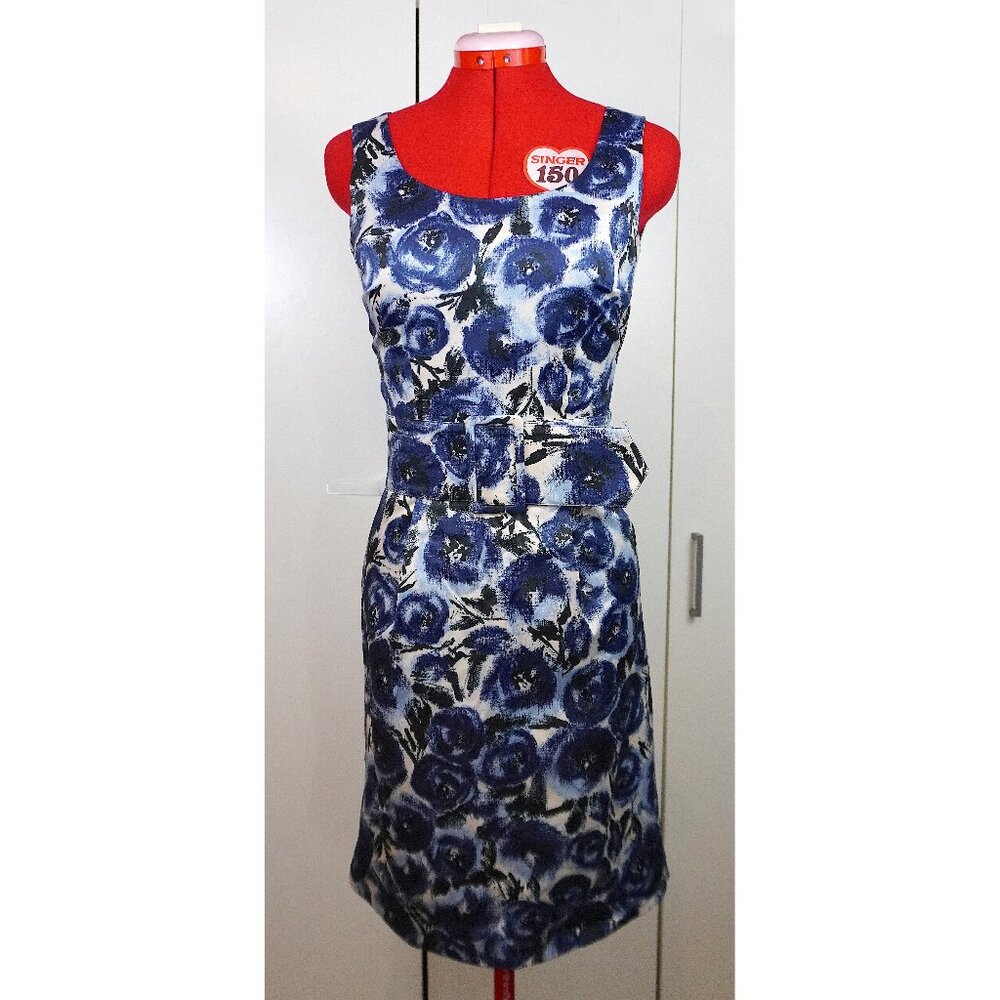 H&M Navy Floral Dress